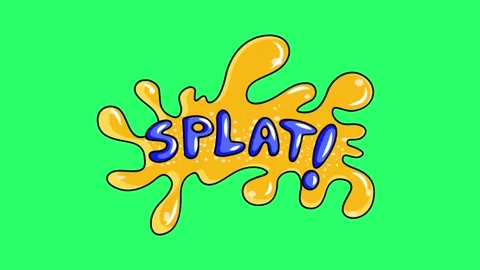 Animation emotional text on green background. Stock Footage 273876899
