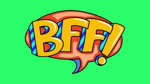 Animation emotional text on green background. Stock Footage 273877334