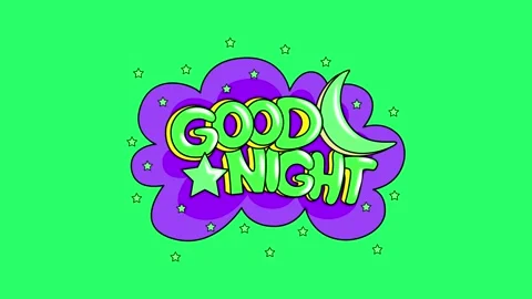 Animation emotional text on green background. Stock Footage 273878700