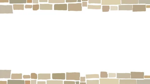 Animation of empty brick wall on white background with copy space. Stock Footage 134480956