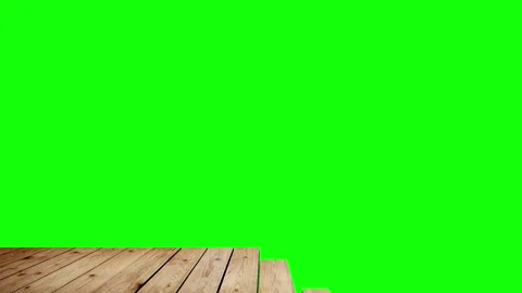 Animation of empty wooden table top on green screen background. 動画素材 336939781