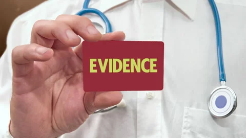 Animation of the Evidence text. We consider the word Evidence Vídeos de archivo 276501972