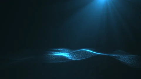 Animation of the excitement of an abstract ocean Stock Footage 237521980