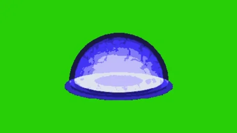 Animation of explotion on green background Stock-Footage 333561214
