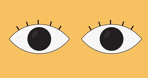 Animation eye retro looping Video stock 316036681