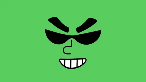 Animation face mark. Stock Footage 142771854