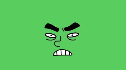 Animation face mark. Stock Footage 142771872