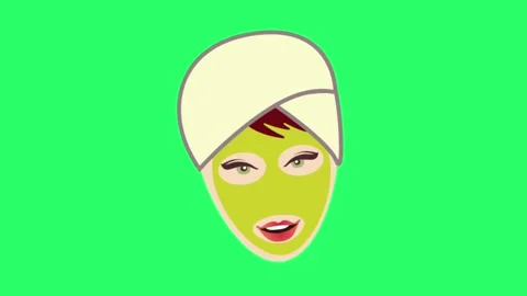 Animation facia spa on green screen. Stock Footage 265414427