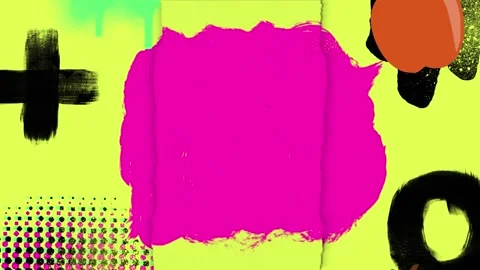 Animation of falling apples with pink pattern and mathematical symbols on Stock Footage 327524186