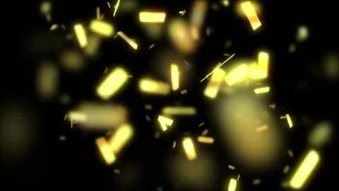 Animation of falling down confetti Vidéo 71801828