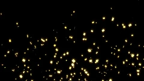 Animation of falling down confetti Stock Footage 71998066