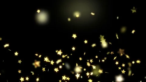 Animation of falling down confetti Stock Footage 72183700