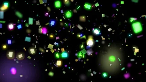 Animation of falling down confetti Stock-Footage 72183744
