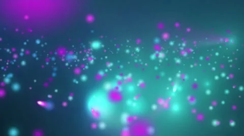 Animation of falling glowing spheres on a dark background Stock Footage 64728494