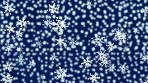 Animation falling snow Stock Footage 204794968