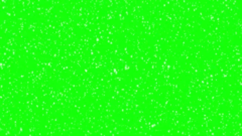 Animation of falling snow with a green screen background Stock Footage 295433671