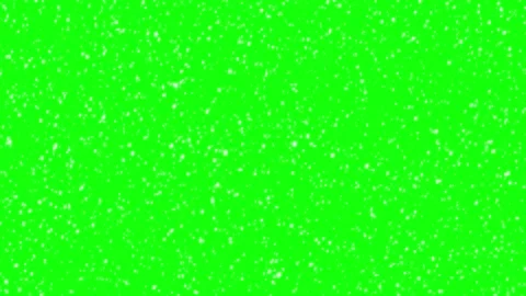 Animation of falling snow with a green screen background Stock Footage 295433720