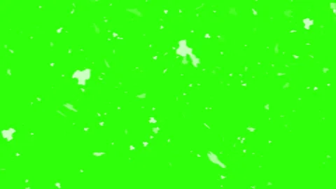 Animation of falling snowflake particle on green screen.  Stockbeeldmateriaal 317590790