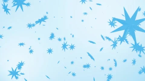Animation of falling snowflakes on a light background. Stock Footage 150361581
