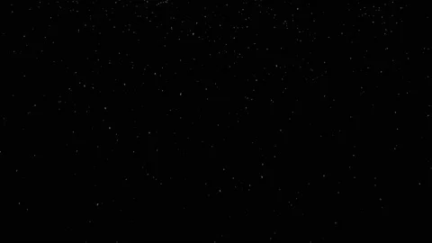 Animation falling white particles over black background Stock Footage 171004750