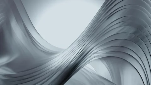 The animation features dynamically undulating transparent layers resembling.. Stock Footage 292974944