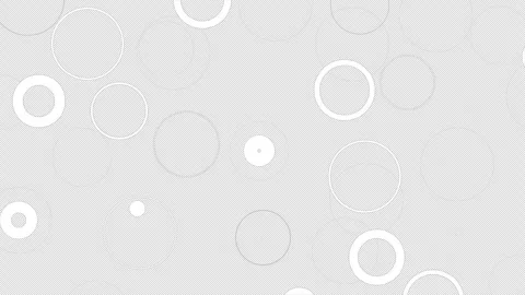 Animation features various sized white concentric circles and dots symboliz.. Stock Footage 310545035