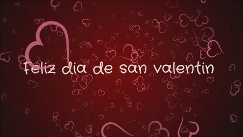 Animation Feliz dia de san Valentin, Hap... | Stock Video | Pond5