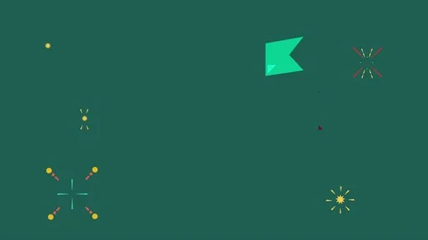 Animation of festive firework for Happy New Year day Stock Footage 99132891