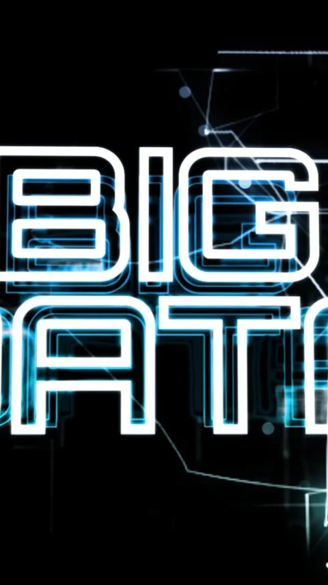 Animation of fiery explosions and digital network connections in big data theme Stock Footage 319618029