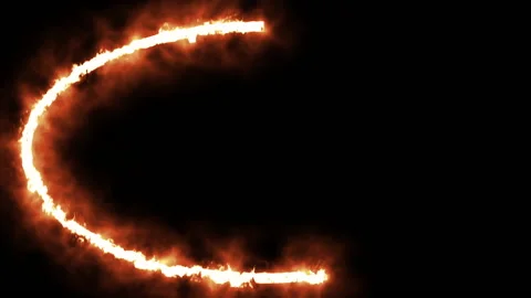 Animation of a fiery oval frame Abstract spectrum of ultraviolet 库存影片 145248850
