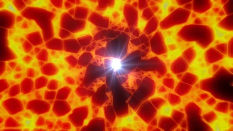 Animation fiery red surface Stock Footage 113077930