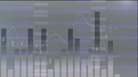 Animation of financial data and graphs o... | Stock Video | Pond5