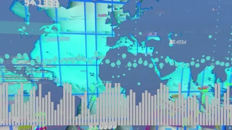 Animation of financial data and graphs o... | Stock Video | Pond5