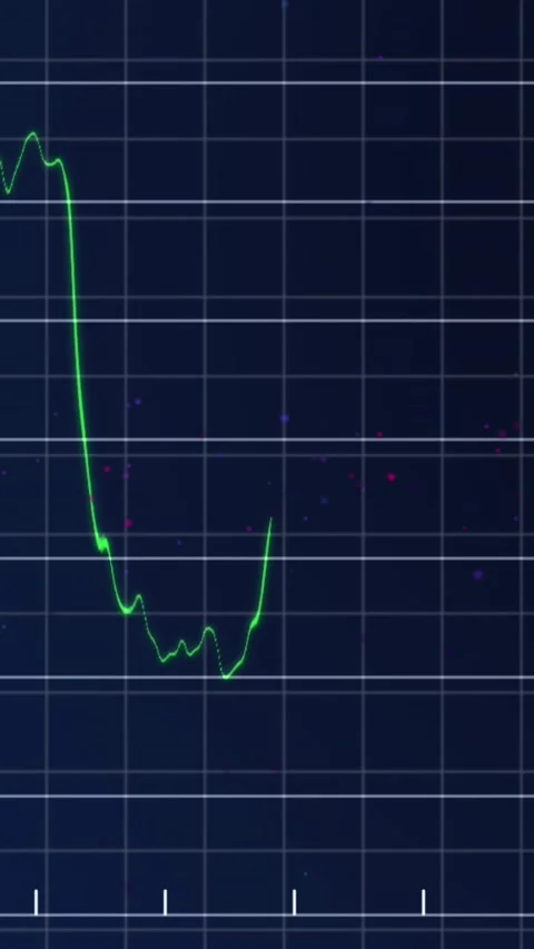 Animation of financial data processing against glowing spots of light on blue Stock Footage 344723177
