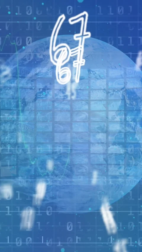 Animation of financial data processing and numbers changing over globe Stock Footage 331717922