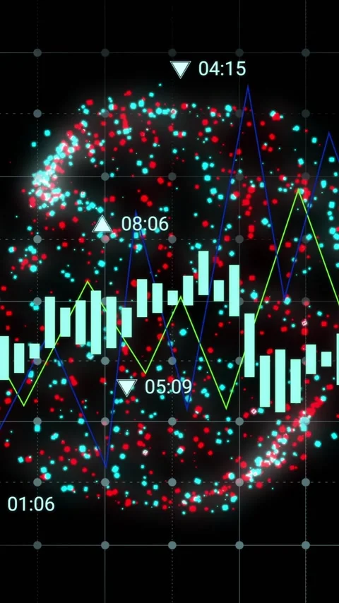 Animation of financial data processing and globe with connections over black Stock Footage 343499196