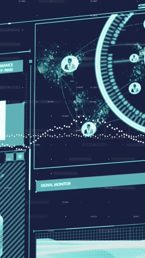 Animation of financial data processing and statistics Stock Footage 344783284
