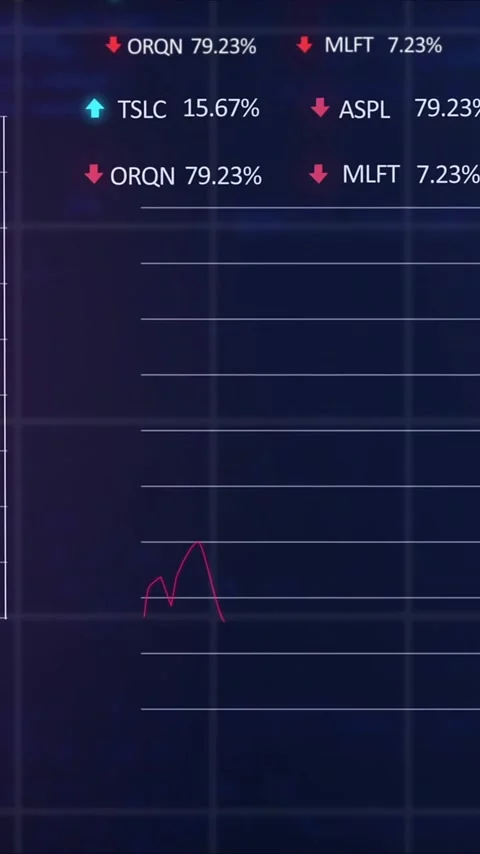 Animation of financial data processing on black background Stock Footage 343888360
