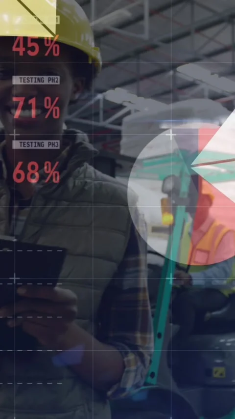 Animation of financial data processing with envelope icons over african american Stock Footage 344802988