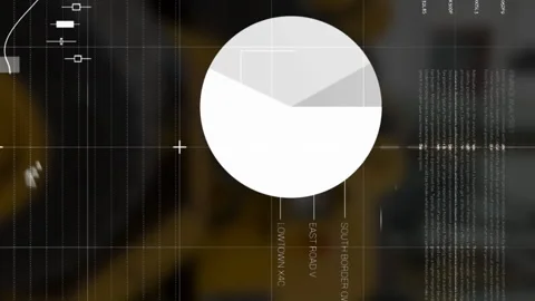 Animation of financial data processing over payment terminal Stock Footage 312441912