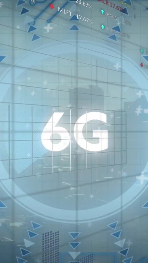 Animation of financial data processing over moving cogs Stock Footage 320160329