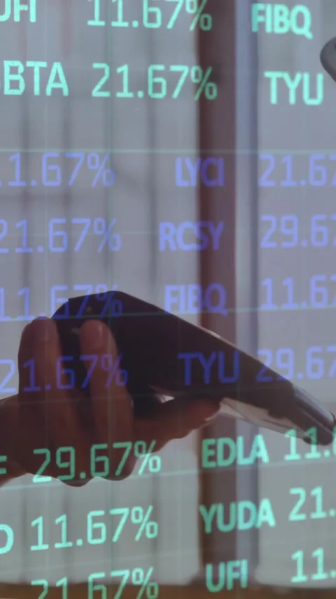 Animation of financial data processing over diverse people paying with Stock Footage 320378908