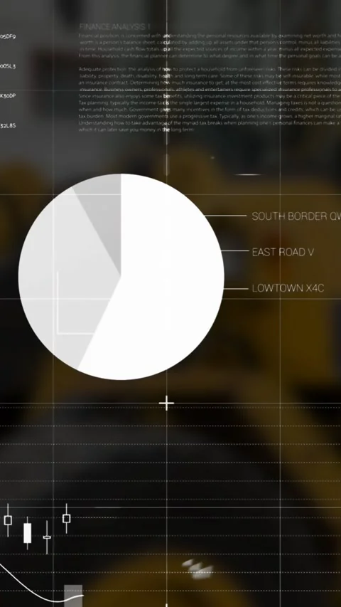 Animation of financial data processing over payment terminal Stock Footage 322148191