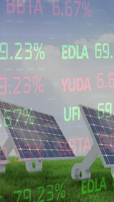 Animation of financial data processing over cardboard boxes on conveyor belt in Stock Footage 323151233