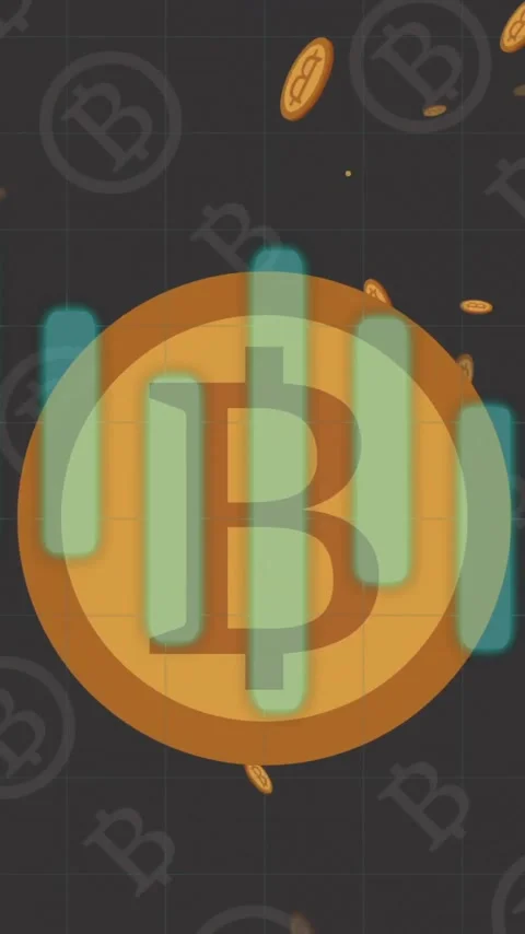 Animation of financial data processing over bitcoin symbols on grey background Stock Footage 323783388