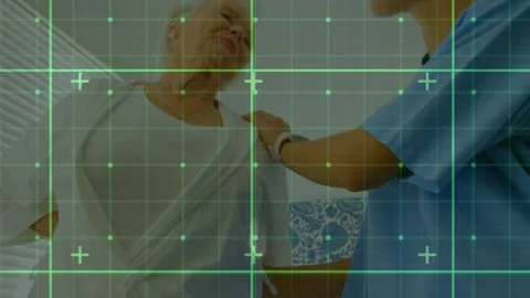 Animation of financial data processing over businessman using computer Stock Footage 327061326