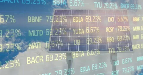 Animation of financial data processing over cardboard boxes on conveyor belt Stock Footage 327064090