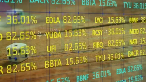 Animation of financial data processing over cardboard boxes on conveyor belt Stock Footage 327355349