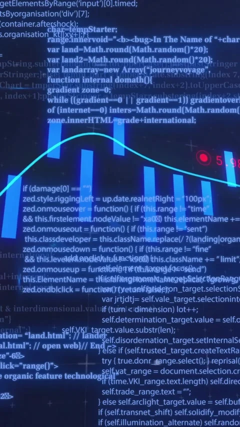 Animation of financial data processing over black background Stock Footage 343499188