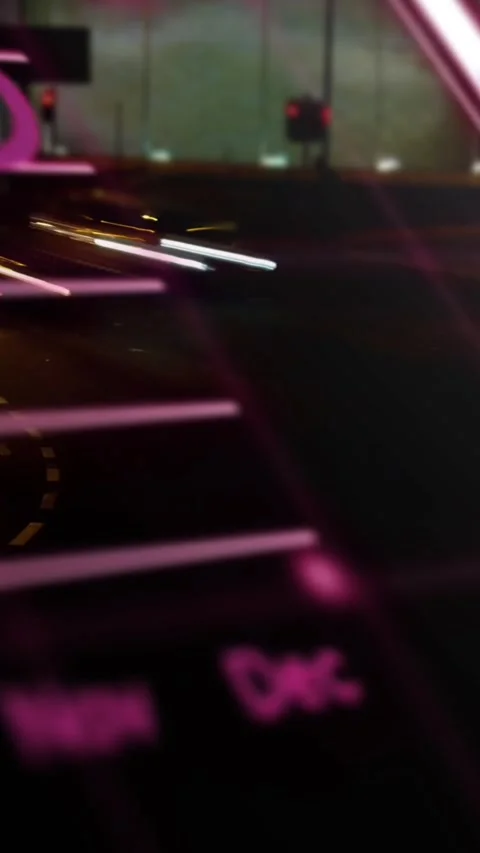 Animation of financial data processing over city traffic Stock Footage 344369679